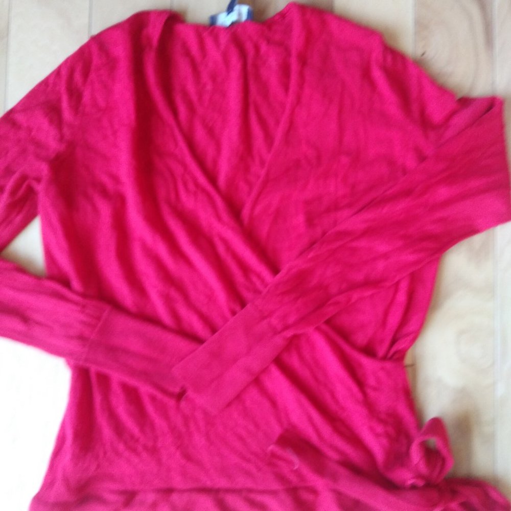 Ann Taylor Wrap Knit Top